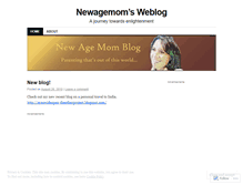 Tablet Screenshot of newagemom.wordpress.com