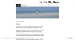 Desktop Screenshot of inherflipflops.wordpress.com