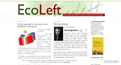 Desktop Screenshot of ecoleft.wordpress.com