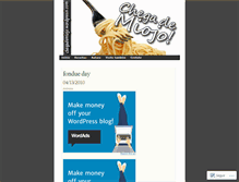Tablet Screenshot of chegademiojo.wordpress.com