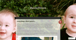 Desktop Screenshot of davis2xtwo.wordpress.com