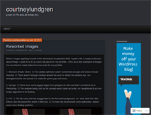 Tablet Screenshot of courtneylundgren.wordpress.com