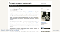 Desktop Screenshot of gryspoleczne.wordpress.com
