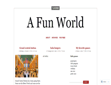 Tablet Screenshot of afunworld.wordpress.com