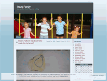 Tablet Screenshot of paunifamily.wordpress.com