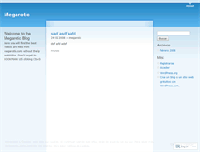Tablet Screenshot of megarotic.wordpress.com
