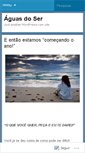 Mobile Screenshot of aguasdoser.wordpress.com
