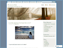 Tablet Screenshot of aguasdoser.wordpress.com