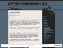 Tablet Screenshot of estructuraecuador.wordpress.com