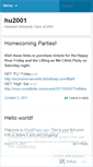 Mobile Screenshot of hu2001.wordpress.com