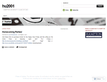 Tablet Screenshot of hu2001.wordpress.com