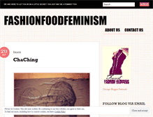 Tablet Screenshot of fashionfoodfeminism.wordpress.com