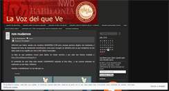 Desktop Screenshot of lavozdelqueve.wordpress.com