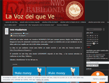 Tablet Screenshot of lavozdelqueve.wordpress.com