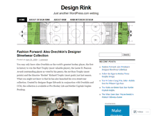 Tablet Screenshot of designrink.wordpress.com