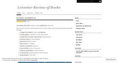 Desktop Screenshot of leicesterreviewofbooks.wordpress.com