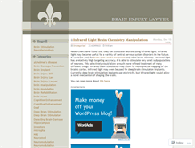 Tablet Screenshot of braininjurylawyer.wordpress.com