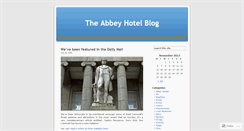 Desktop Screenshot of abbeyhotel.wordpress.com