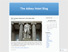 Tablet Screenshot of abbeyhotel.wordpress.com