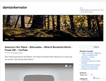 Tablet Screenshot of damianbernator.wordpress.com