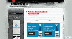 Desktop Screenshot of calavera1910.wordpress.com