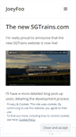 Mobile Screenshot of joeyfoo.wordpress.com