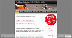 Desktop Screenshot of festiclownpalestina2010.wordpress.com