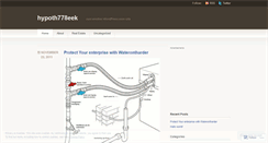 Desktop Screenshot of hypoth778eek.wordpress.com
