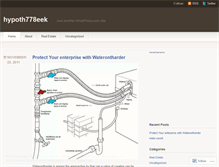 Tablet Screenshot of hypoth778eek.wordpress.com