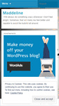 Mobile Screenshot of maddelinnemaddiepoetry.wordpress.com