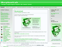 Tablet Screenshot of morphians.wordpress.com