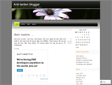 Tablet Screenshot of antitanten.wordpress.com
