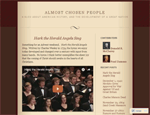 Tablet Screenshot of almostchosenpeople.wordpress.com