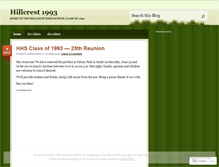 Tablet Screenshot of hillcrest1993.wordpress.com