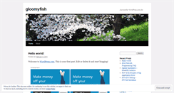 Desktop Screenshot of gloomyfish.wordpress.com