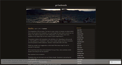 Desktop Screenshot of getbackwards.wordpress.com