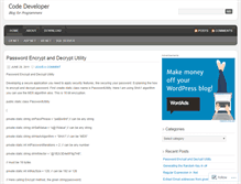 Tablet Screenshot of developerlogic.wordpress.com