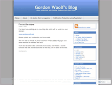 Tablet Screenshot of gordonwoolf.wordpress.com