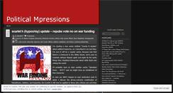 Desktop Screenshot of politicalmpressions.wordpress.com