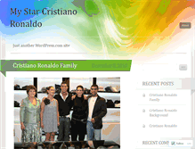 Tablet Screenshot of cristianoronaldosoccer.wordpress.com