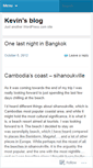 Mobile Screenshot of kevininthailand.wordpress.com