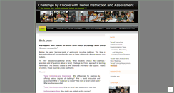 Desktop Screenshot of challengebychoice.wordpress.com