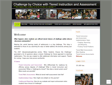 Tablet Screenshot of challengebychoice.wordpress.com