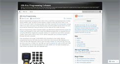 Desktop Screenshot of alfakeyprogramming.wordpress.com