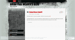 Desktop Screenshot of brianpweaver.wordpress.com