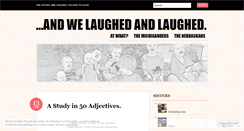 Desktop Screenshot of laughedandlaughed.wordpress.com