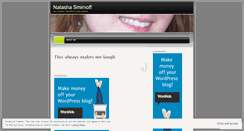 Desktop Screenshot of natashasmirnoff.wordpress.com