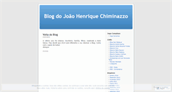 Desktop Screenshot of joaochiminazzo.wordpress.com