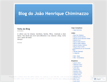 Tablet Screenshot of joaochiminazzo.wordpress.com