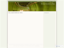 Tablet Screenshot of musclecarmad.wordpress.com